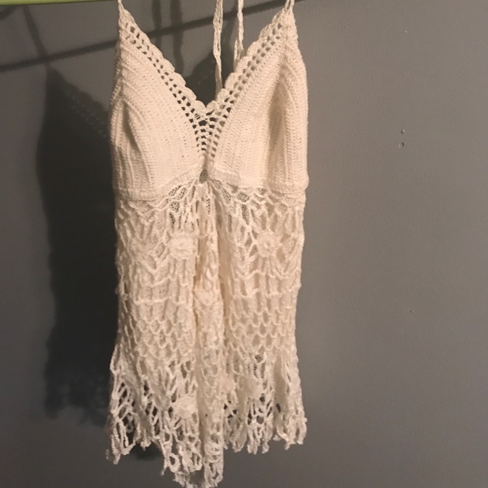 2 white halter tops brand new